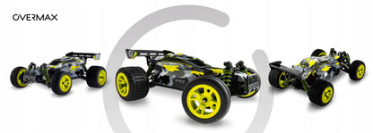 Nuotoliniu būdu valdomas automobilis OVERMAX X-PACE, veikimo nuotolis 100 m, greitis iki 45 km/h