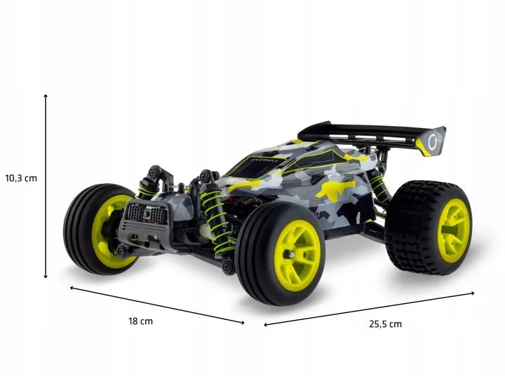 Nuotoliniu būdu valdomas automobilis OVERMAX X-PACE, veikimo nuotolis 100 m, greitis iki 45 km/h