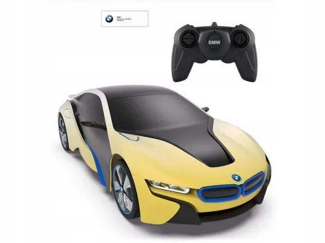 Nuotoliniu būdu valdomas automobilis Rastar BMW i8-UV su LED žibintais