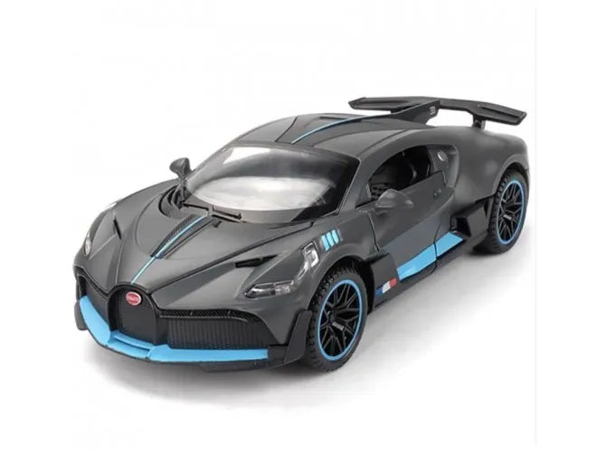 Nuotoliniu būdu valdomas automobilis su LED šviesomis Bugatti Divo 1:14