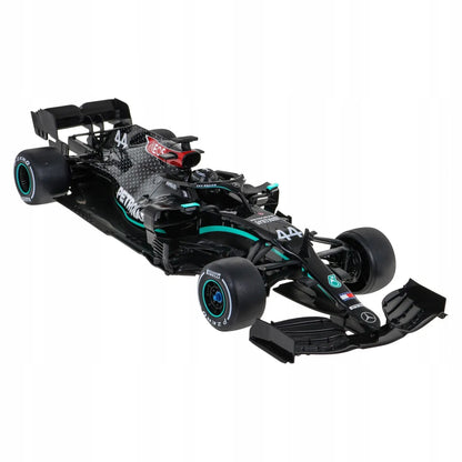 Nuotoliniu būdu valdomas didelis Mercedes AMG Formulės 1 RC automobilis 1:12