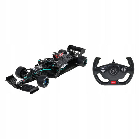 Nuotoliniu būdu valdomas didelis Mercedes AMG Formulės 1 RC automobilis 1:12