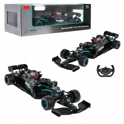 Nuotoliniu būdu valdomas didelis Mercedes AMG Formulės 1 RC automobilis 1:12