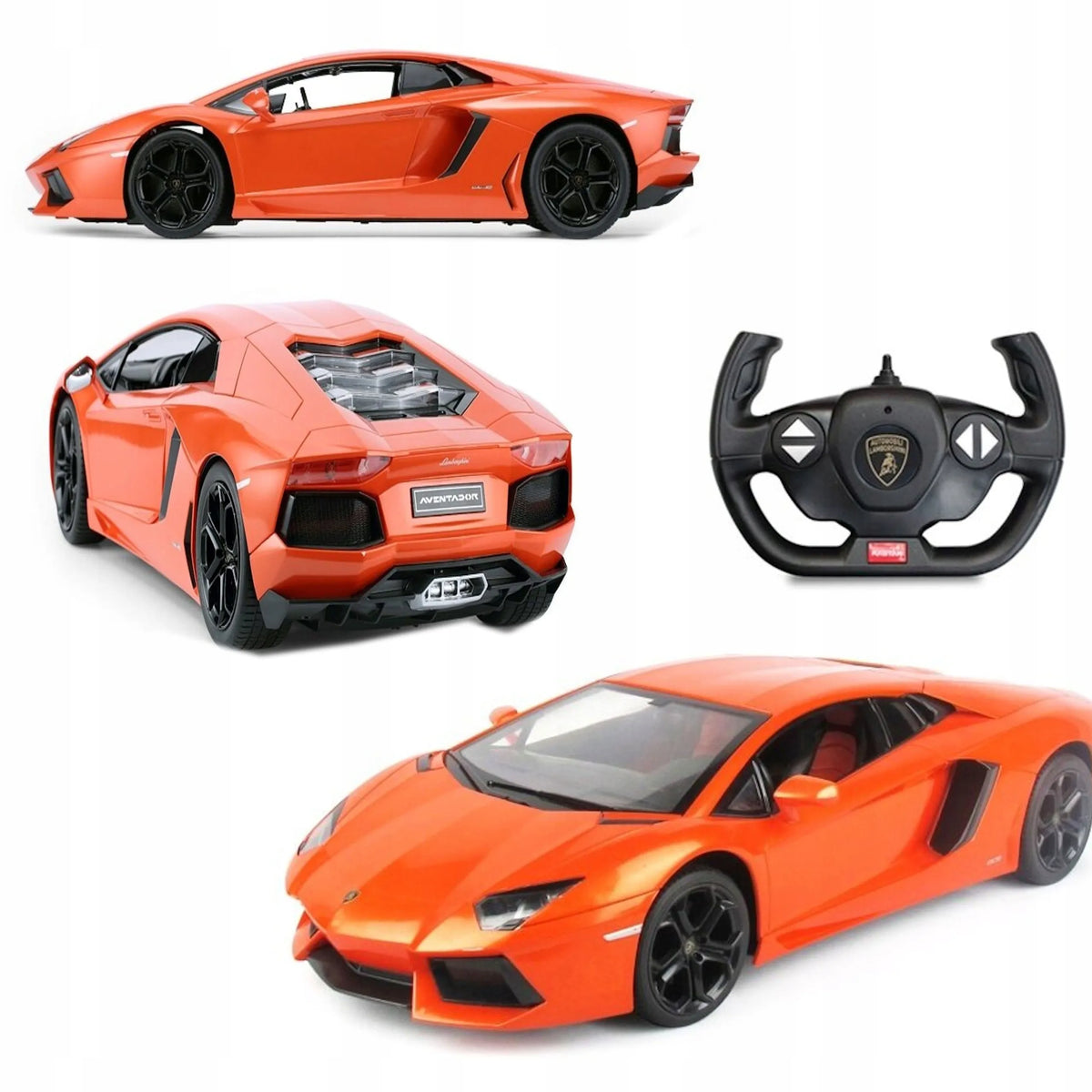 Nuotoliniu būdu valdomas Lamborghini Coupe automobilis su pulteliu RC 1:10