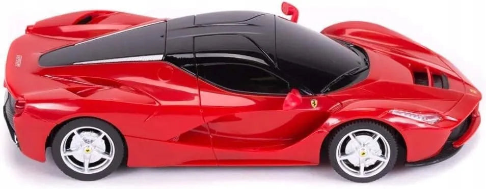 Nuotoliniu būdu valdomas raudonas Ferrari automobilis 1:24 RC Coil