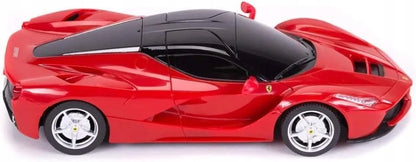Nuotoliniu būdu valdomas raudonas Ferrari automobilis 1:24 RC Coil