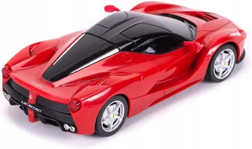Nuotoliniu būdu valdomas raudonas Ferrari automobilis 1:24 RC Coil