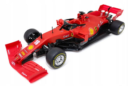 Nuotoliniu būdu valdomas raudonas „Ferrari“ „Formulės 1“ automobilis RC 1:12