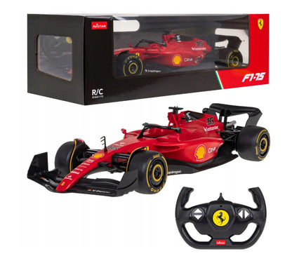 Nuotoliniu būdu valdomas raudonas „Ferrari“ „Formulės 1“ automobilis RC 1:12