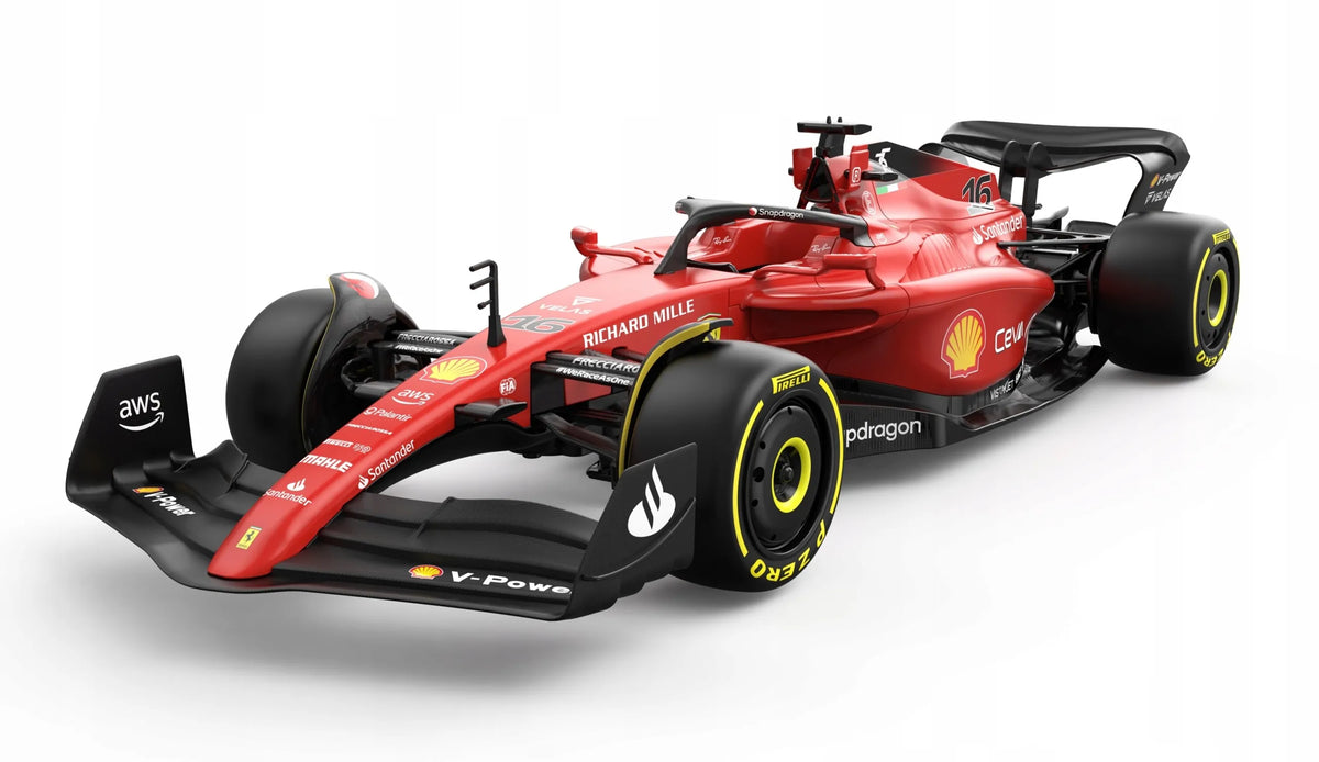 Nuotoliniu būdu valdomas raudonas „Ferrari“ „Formulės 1“ automobilis RC 1:12