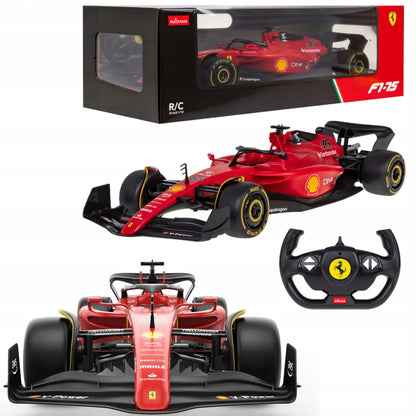 Nuotoliniu būdu valdomas raudonas „Ferrari“ „Formulės 1“ automobilis RC 1:12