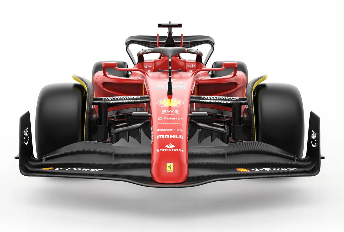 Nuotoliniu būdu valdomas raudonas „Ferrari“ „Formulės 1“ automobilis RC 1:12