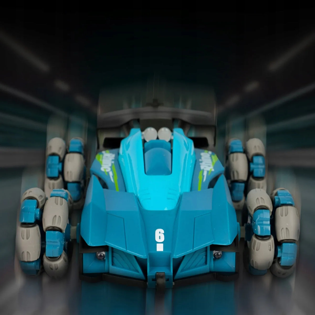 Nuotoliniu būdu valdomas RC automobilis „MalPlay“ su gestų valdymu, driftu, 360° apsisukimu, 4×4 pavara ir šviesomis
