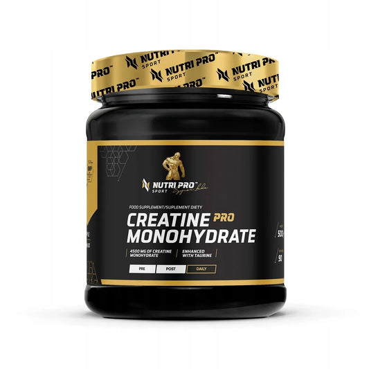 Nutri Pro Sport Creatine 500 g – kreatino monohidratas, obuolių skonio