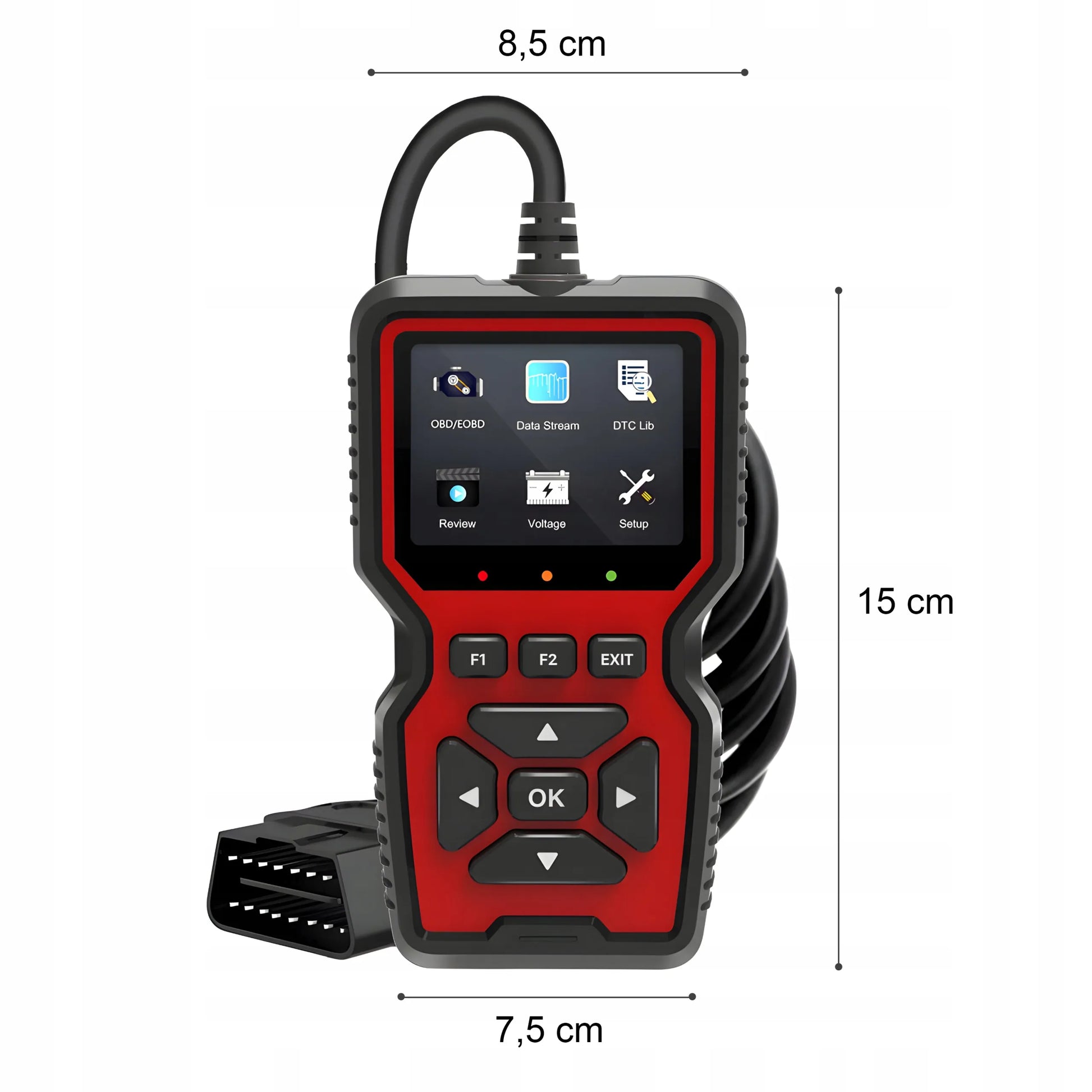 OBD2 diagnostinis testeris, universalus automobilio skeneris RETOO