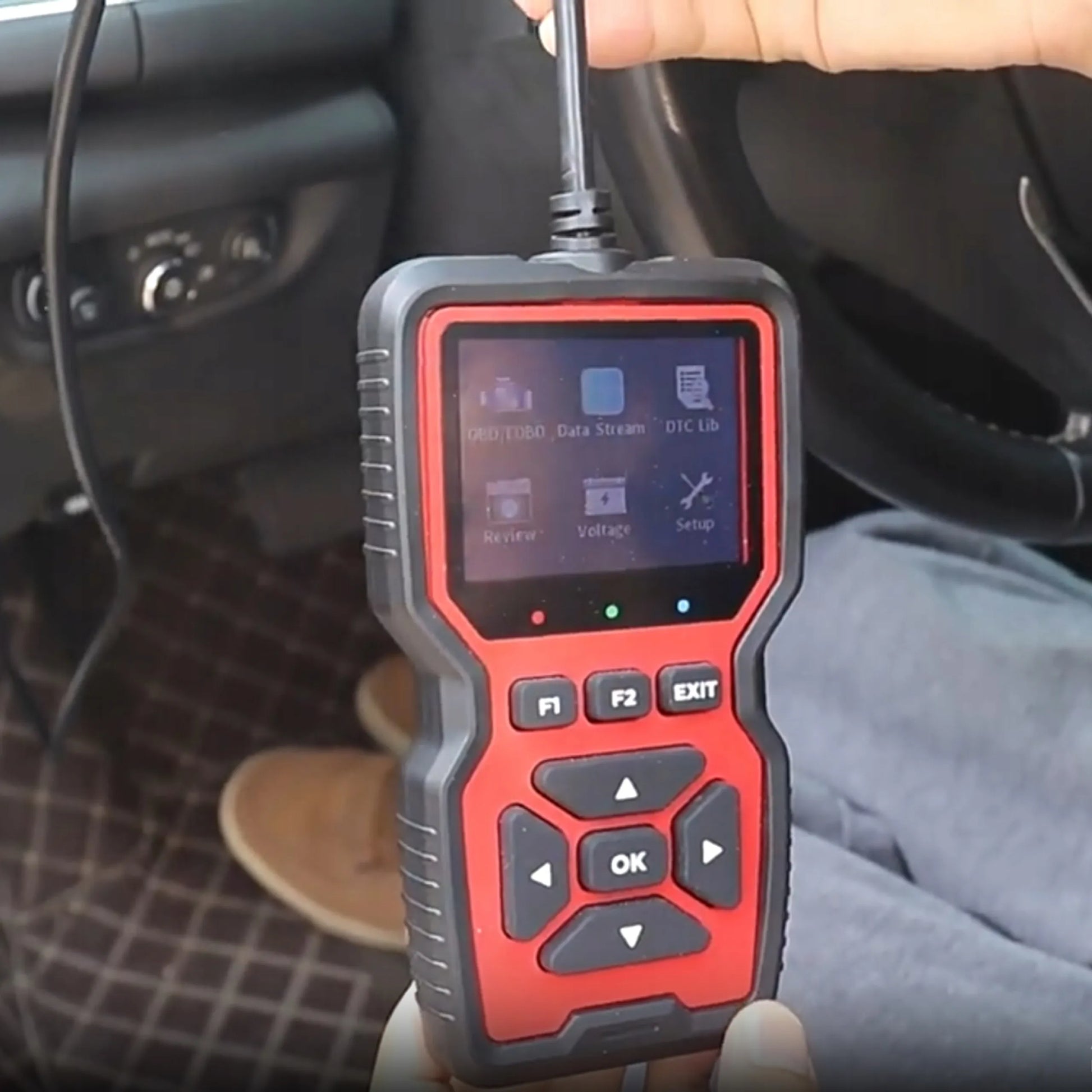 OBD2 diagnostinis testeris, universalus automobilio skeneris RETOO