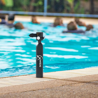 OceanX mini nardymo balionų rinkinys 0,5l su pompa ir krepšiu suaugusiems