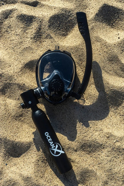 OceanX mini nardymo balionų rinkinys 0,5l su pompa ir krepšiu suaugusiems