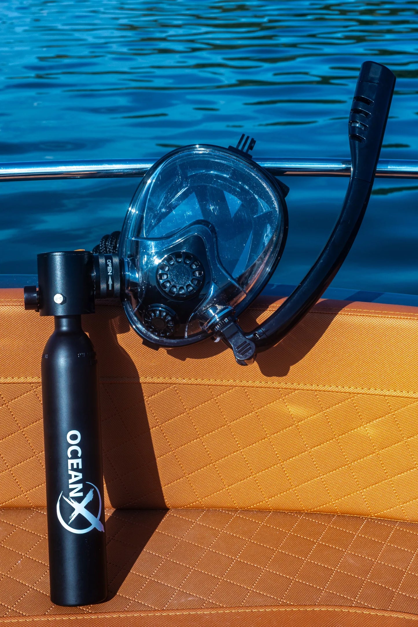 OceanX mini nardymo balionų rinkinys 0,5l su pompa ir krepšiu suaugusiems