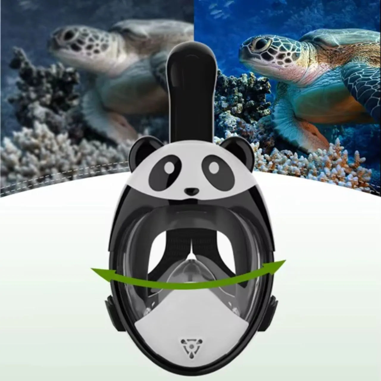 OceanX vaikiška veido nardymo kaukė PANDA XS