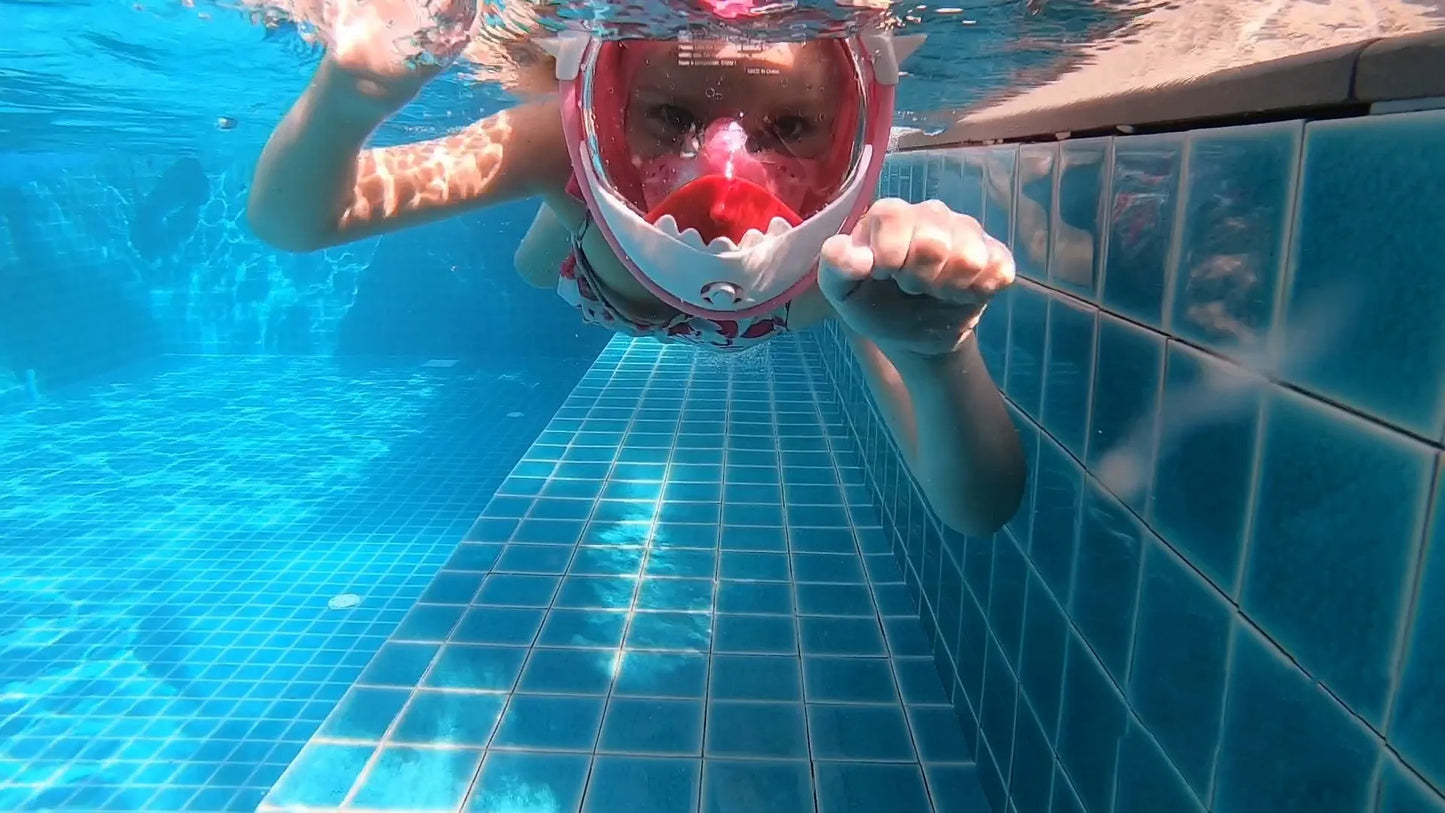 OceanX vaikiška veido nardymo kaukė PANDA XS