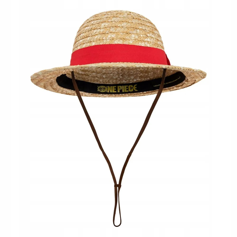 One Piece šiaudinė Luffy kepurė, originali kepurė paplūdimiui