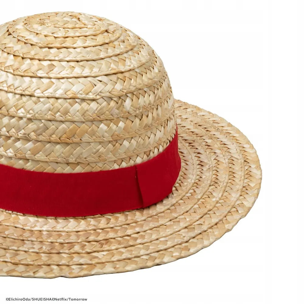 One Piece šiaudinė Luffy kepurė, originali kepurė paplūdimiui