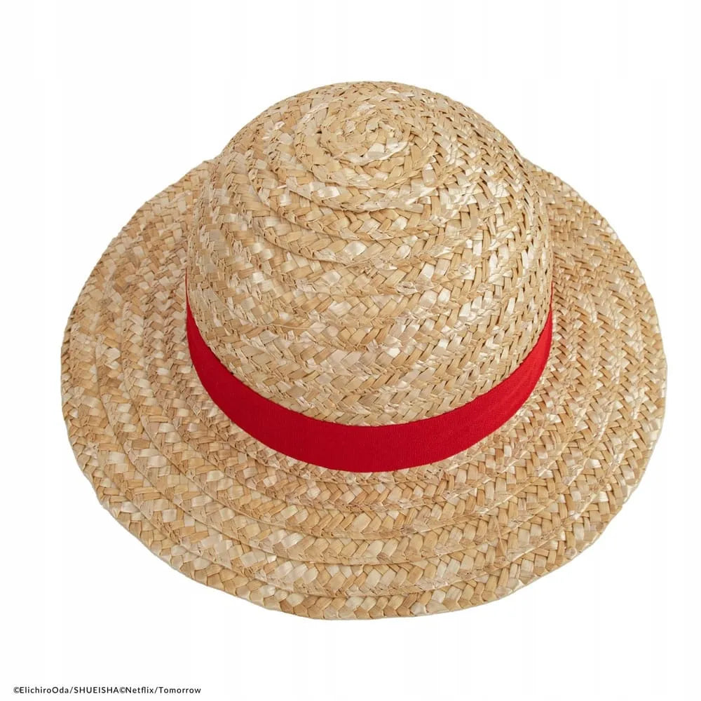 One Piece šiaudinė Luffy kepurė, originali kepurė paplūdimiui