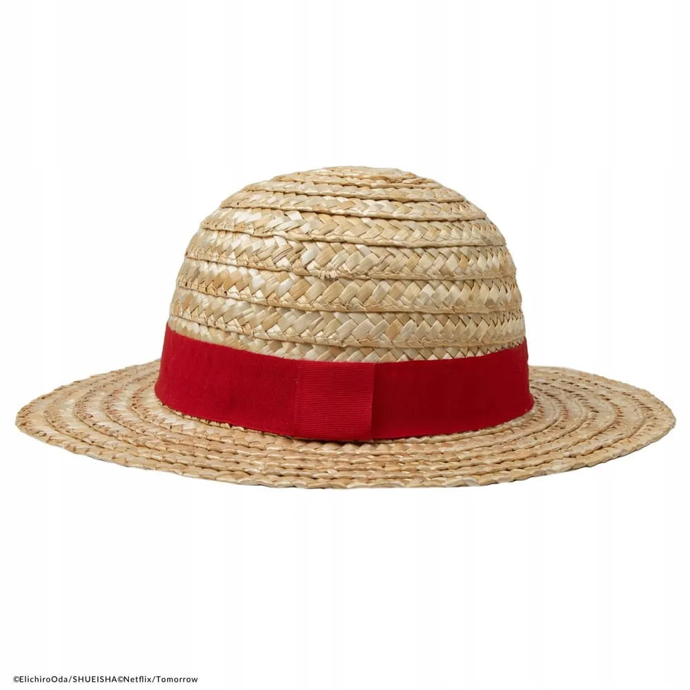 One Piece šiaudinė Luffy kepurė, originali kepurė paplūdimiui