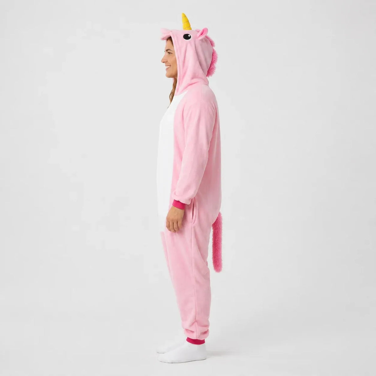 „Onesie Kigurumi“ pižama-kostiumas, rožinis vienaragis, XL, 175–185 cm