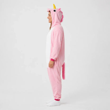 „Onesie Kigurumi“ pižama-kostiumas, rožinis vienaragis, XL, 175–185 cm