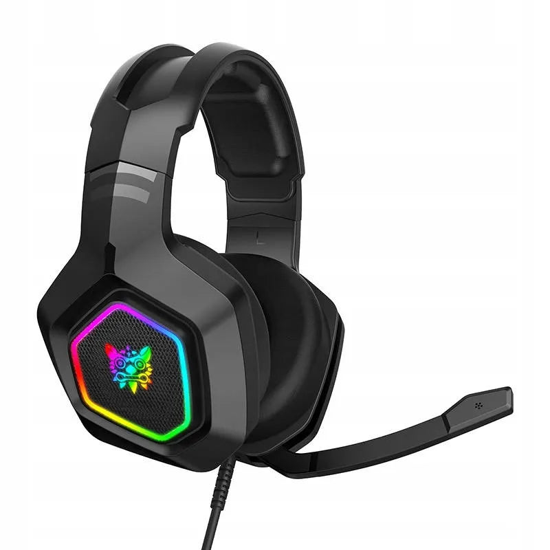 ONIKUMA K10 žaidimų ausinės su mikrofonu, laidinės, skirtos PC, PS4, Xbox