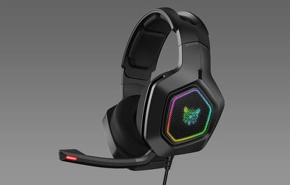 ONIKUMA K10 žaidimų ausinės su mikrofonu, laidinės, skirtos PC, PS4, Xbox