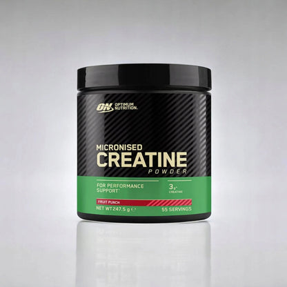 Optimum Nutrition kreatino monohidratas, 247 g, apelsinų skonio milteliai, 55 porcijos