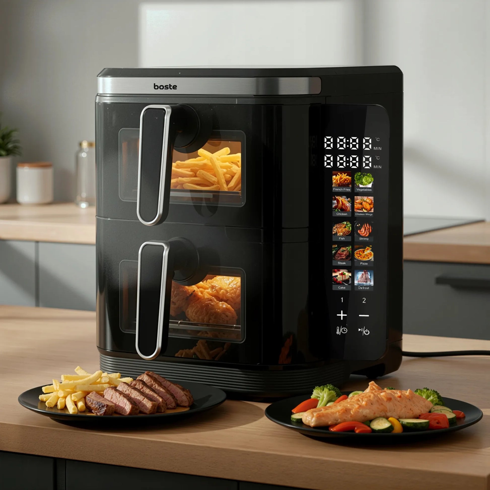 Oro Gruzdintuvė Air Fryer 11L 2800W su 10 Programų XXL