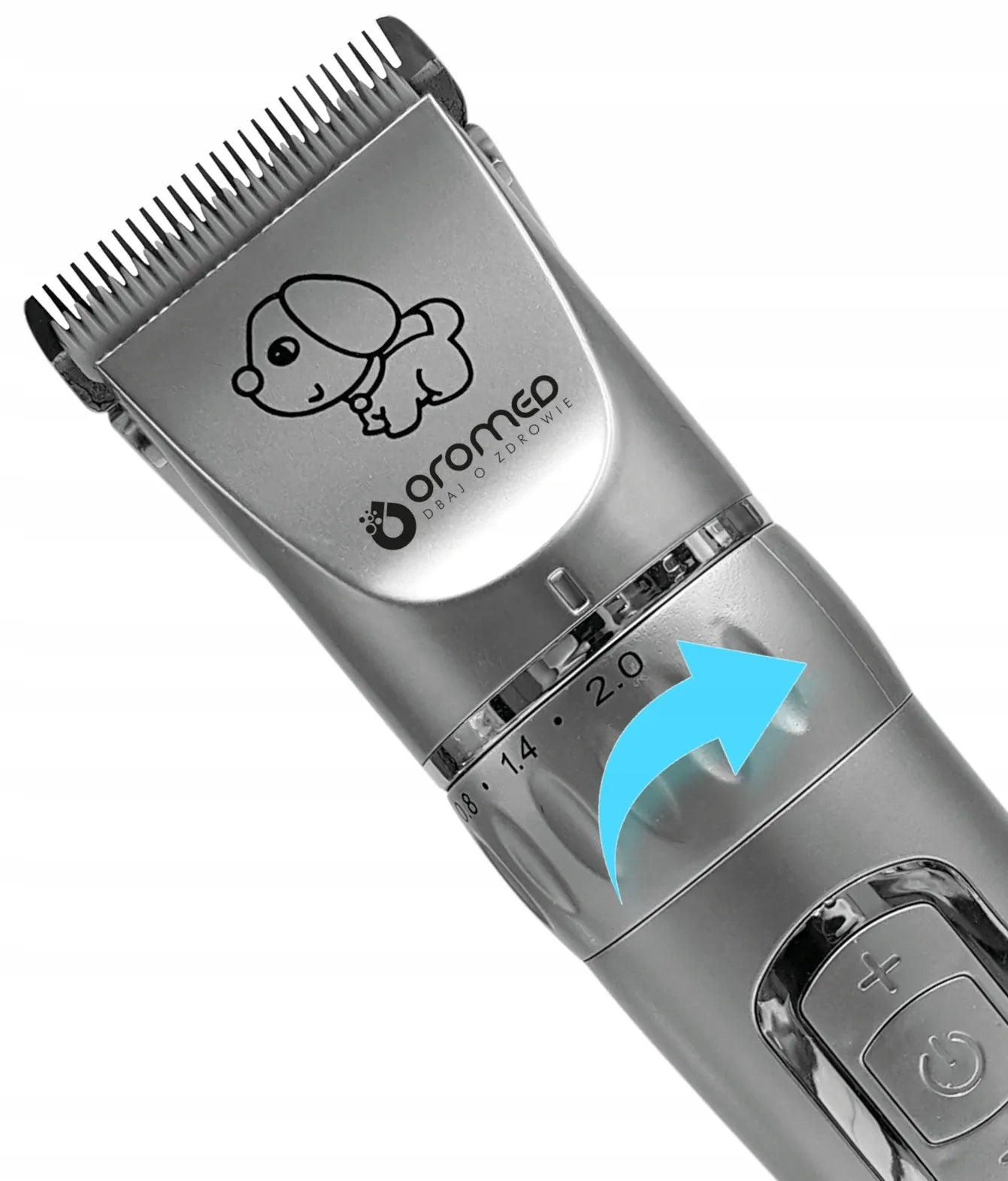 ORO-PET CLIPPER MAX Belaidė gyvūnų kirpimo mašinėlė šunims ir katėms