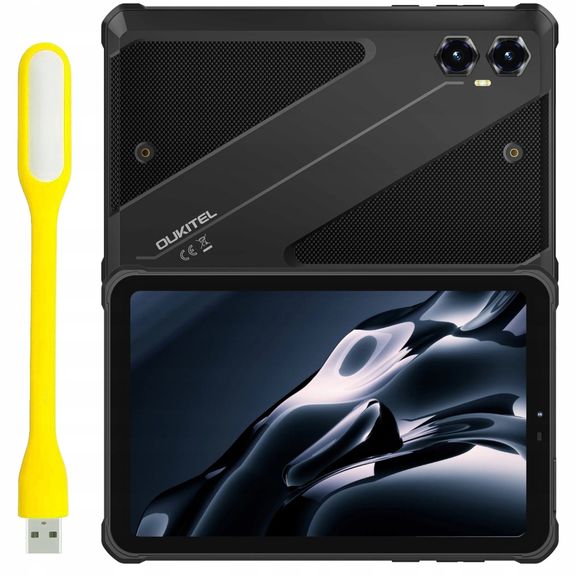 OUKITEL planšetinis kompiuteris RT3 Plus 4G 4/128GB 11000 mAh 8 colių atsparus smūgiams, juodas