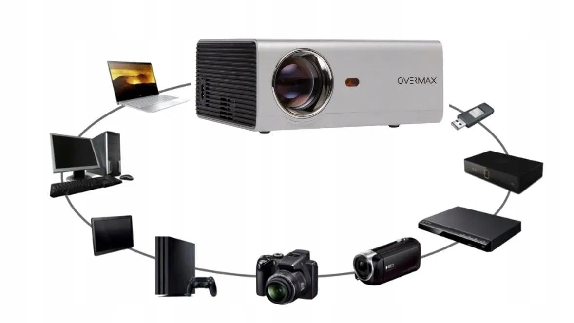 OVERMAX MULTIPIC 3.5 LED HD „Wi-Fi“ projektorius