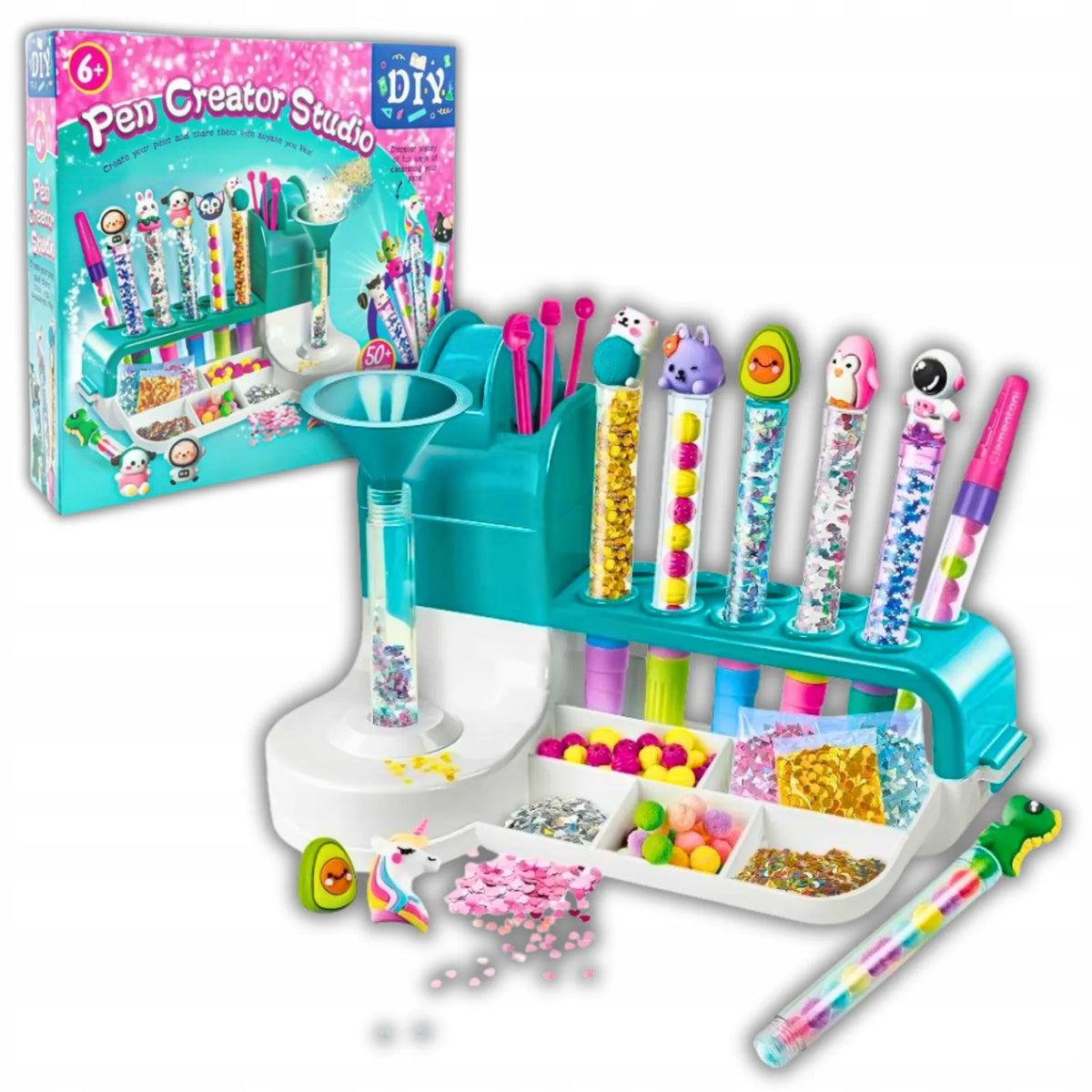 OWL-TECH „DIY Pen Creator“ kūrybinis rinkinys vaikams – rašiklių gamybos fabrikas