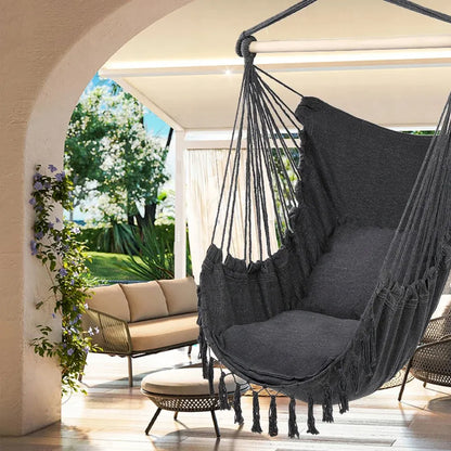 Pakabinamas fotelis braziliška kėdė sūpynės hamakas sodui terasai balkonui boho
