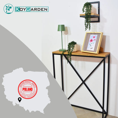 Pakabinamas gėlių stovas vienvietis – sieninė lentyna, auksinis ąžuolas craft