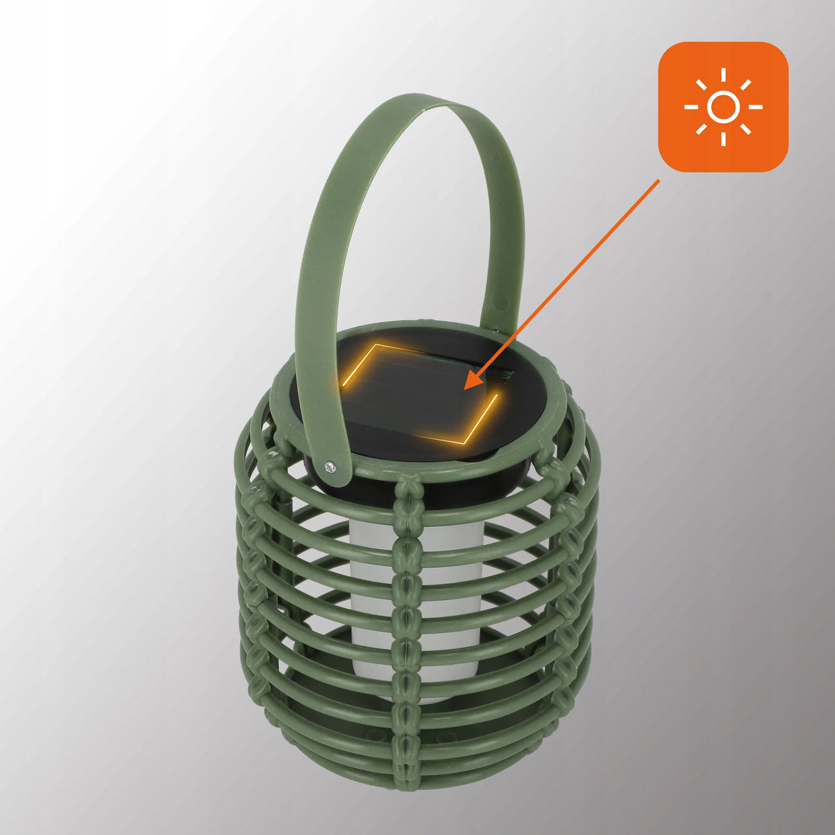 Pakabinamas LED saulės šviestuvas-žibintas „Retro“ stiliaus, IP44