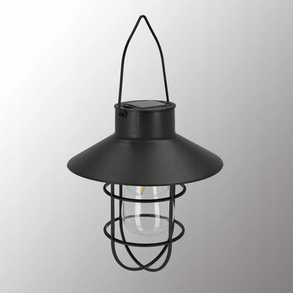 Pakabinamas saulės energija maitinamas LED sodo žibintas retro stiliaus IP44