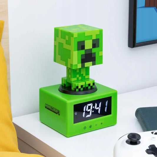PALADONE ICONS „Creeper“ žadintuvas ir naktinė lemputė – „Minecraft“