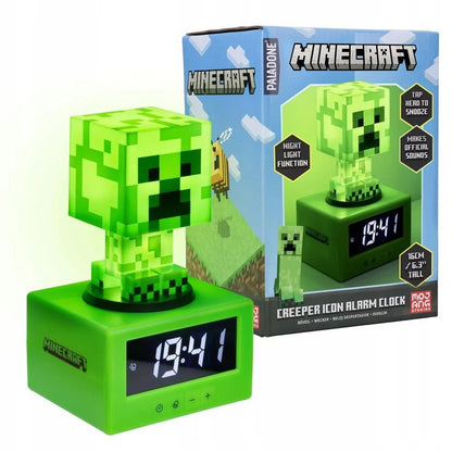 PALADONE ICONS „Creeper“ žadintuvas ir naktinė lemputė – „Minecraft“