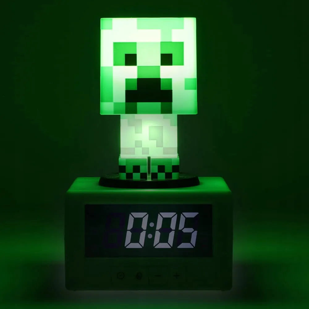 PALADONE ICONS „Creeper“ žadintuvas ir naktinė lemputė – „Minecraft“
