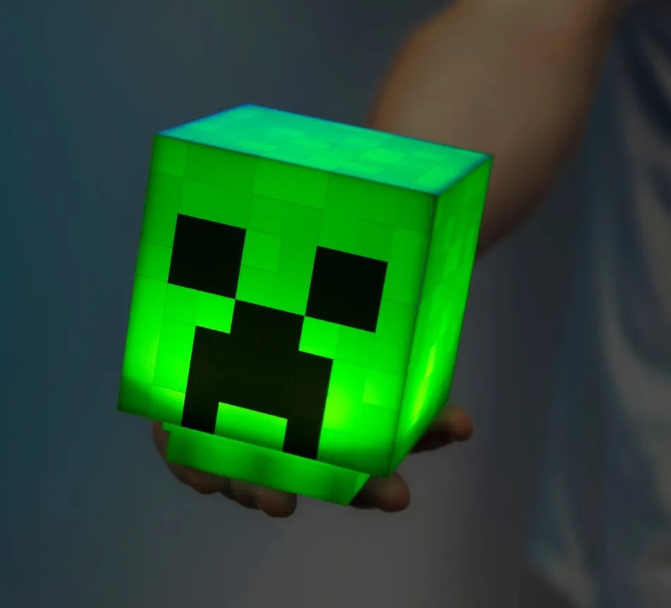 Paladone Minecraft Creeper stalinė lempa PP6595MCF žalia
