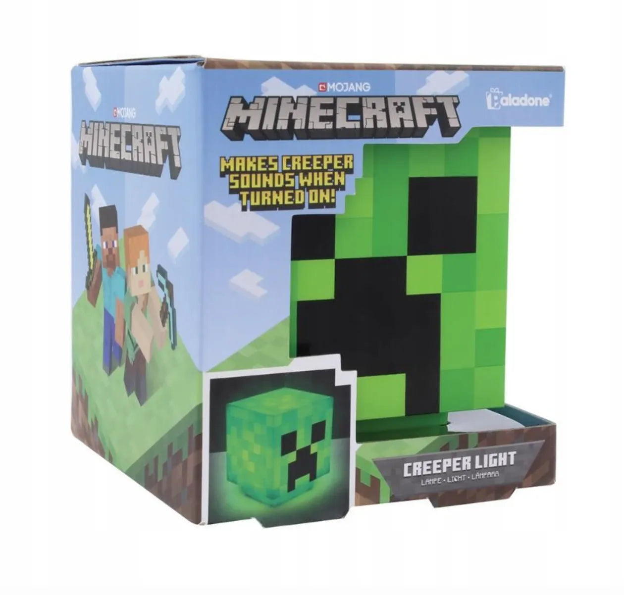 Paladone Minecraft Creeper stalinė lempa PP6595MCF žalia