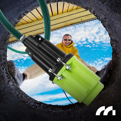 Panardinamasis švaraus vandens siurblys šuliniui MalTec, galingas membraninis, 480W