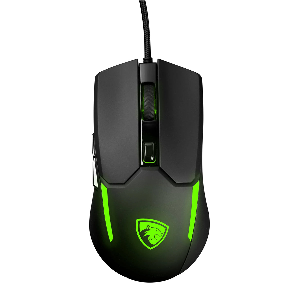 „Pantherise VENOM II“ žaidimų pelė su RGB apšvietimu, skirta „Minecraft“, iki 12 800 DPI, 20 mln. paspaudimų